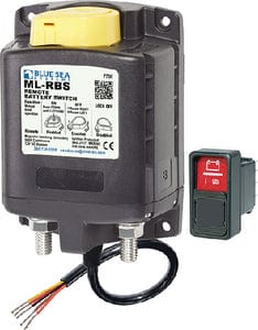 Blue Sea Systems 7700 ML-RBS Remote Battery Switch with Manual Control - 12V DC 500A