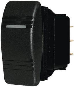 Blue Sea 8284 Water Resistant Contura<sup>&reg;</sup> III Switch: Black: (On)-Off-On