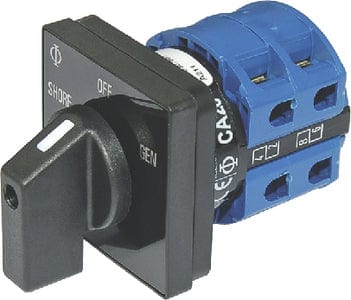 Blue Sea Systems 9009 AC Rotary Switch - OFF + 2 Positions 30A: 2 Pole