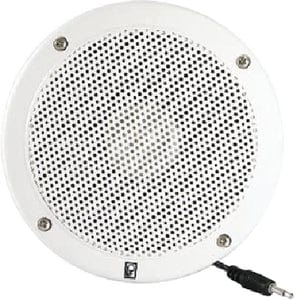 Poly-Planar MA1000R 6" Round VHF Extension Speaker: White