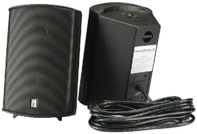 Poly-Planar MA7500 Waterproof Compact Box Speakers 5-1/8" x 7-11/16"" (Sold as Pair)
