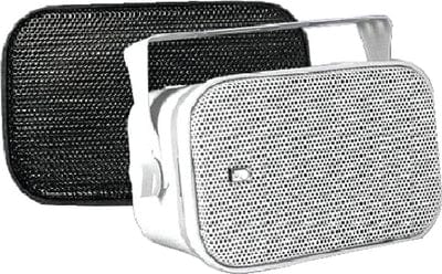 Poly Planar MA800W Compact Box Speakers: White: 1 pr.