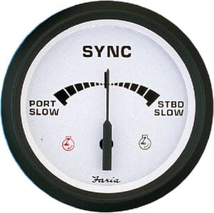 Faria Euro 4" Gauge - 7000 RPM Tachometer (All Outboard)