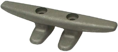 Dock Edge Dock Cleat Open Base Aluminum: Matte