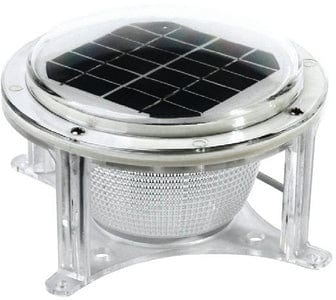 Dock Edge 96-282F Solar Piling Dome Light