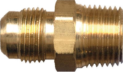 Fairview 484A Brass Flare Male Pipe Connector: 1/4" Tube OD. x 1/8" PipePipe