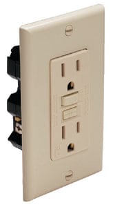 Marinco 1591-FI Ground Fault Circuit Interrupter (GFCI): Ivory