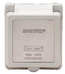 Marinco Replacement Cap and Bezel Only For 301EL-B Power Inlet