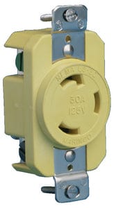 Marinco 30A/125V Locking Receptacle