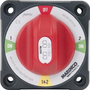 Marinco 771-S Pro Installer Battery Selector Switch (1-2-Both-Off)
