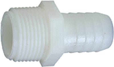 Green Line G21N038038 Nylon Male Pipe To Hose Adaptor: 3/8" Pipe to 3/8" Hose