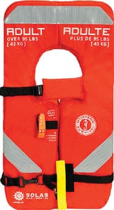 Mustang MV8035 4-One Solas Life Jacket: Orange: Child