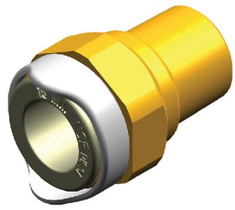 Whale WX1513B Adaptor 1/2" NPt Male: 15mm