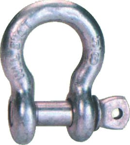 Keystone 12ASR Rated Imported Anchor Shackles: 1/2"