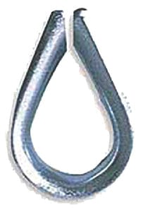Keystone WRT12 Galvanized Wire Rope Thimble: 1/2"