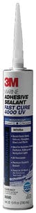 3M 06580 4000UV Fast Cure Sealant: White: 10 oz. Cartridge