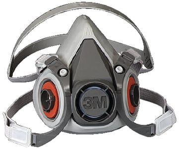 3M 6300 Large 6000 Series Facepiece Respirator Half Mask