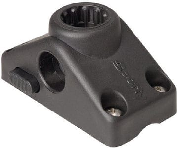 Scotty 241L Combination Side/Deck Mount Bracket: Black: Locking