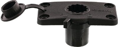 Scotty 244LBK Flush Mount Bracket: Black: Locking