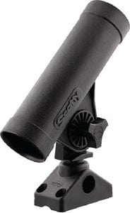 Scotty 250 Rodmaster Rod Holder w/#241 Side/Deck Mount: 12/case