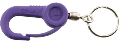 Scotty 3010PP Snap Hook Key Chain: Purple: 12/case