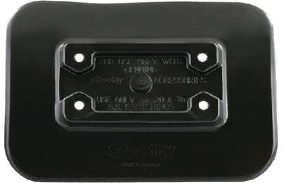 Scotty 341BK Glue-On Mount Pad: Black: 5" x 7": 6/case