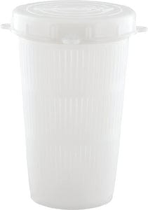 Scotty 671S 1L Vented Bait Jar: White: 100/case