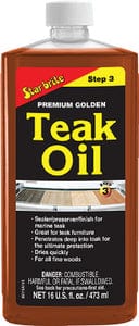 Premium Golden Teak Oil: 950 ml