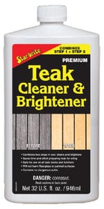 Starbrite 94932C One Step Teak Cleaner & Brightener: 32 oz.: 6/case