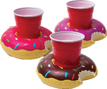 Big Mouth BMDF0001 Beverage Boat: Frosted Donuts Design: 3/pk