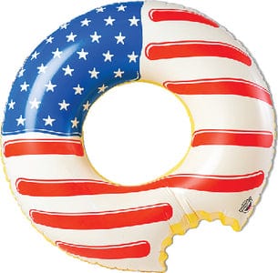 Big Mouth BMPF0174 Vinyl Pool Float: Americana Donut