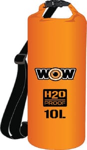 WOW H2O Proof Drybag w/Shoulder Strap: 20L Orange