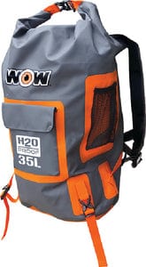 WOW H2O Proof Dry Backpack: 35L: Orange