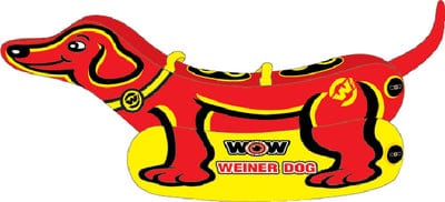 WOW 191000 Weiner Dog Towable: 1-2 Riders