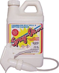 Spray-On: Fiberglass Cleaner: 1.89 L (1/2 Gal.) w/Sprayer
