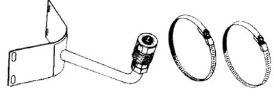 EZ-Steer EZ50020 Long-Shaft Bracket Assembly (Standard 2-Stroke or 4-Stroke)