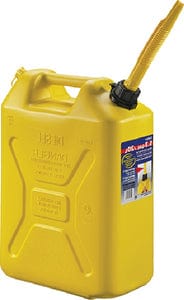 Scepter 003711 Manual Vent Military Style Diesel Jerry Can w/CRC: 5.3 Gal./20L: Yellow