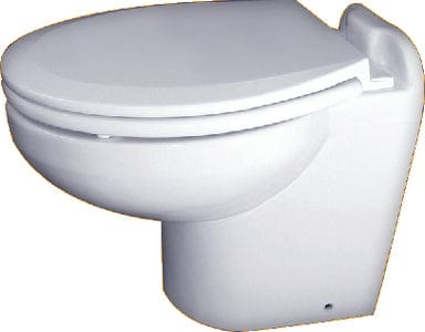 Raritan 220HF012 Marine Elegance&trade; Slant Back: Pressurized Fresh Water: Low Profile 12V Toilet: White
