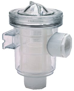 Raw Water Strainer: 1-1/2"