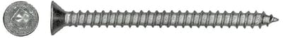 14X112F12SM Stainless Sheet Metal Screws: Flat Head: #14 x 1-1/2": 100/Box