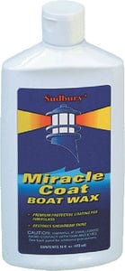 Sudbury 412 Miracle Coat Liquid Boat Wax: 16 oz.: 6/case