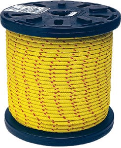 Samson 461032106020 MFP Braided Float Line: Yellow/Red: 1/2" x 600'