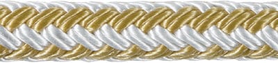 Samson 468016360030 Harbormaster&trade; Double Braid Nylon: 1/4" x 600': Gold/White