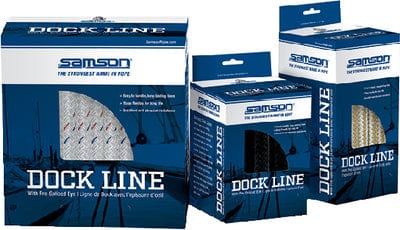 Samson 604024201061 Harbormaster&trade; Dock Lines: 3/8" x 10': Black