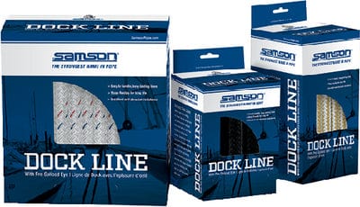 Samson 604024901061 Harbormaster&trade; Dock Lines: 3/8" x 10': Navy Blue