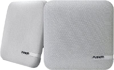 Fusion 0100226310 SM Series 6.5" 100 Watt Shallow Mount Speakers: White: 1 pr.