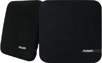 Fusion 0100226311 SM Series 6.5" 100 Watt Shallow Mount Speakers: Black: 1 pr.