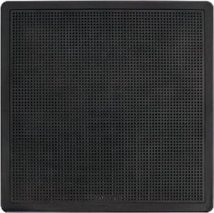 Fusion 0100230111 FM Series 10" Flush Mount Marine Subwoofer: Square: Black: Sold Individually