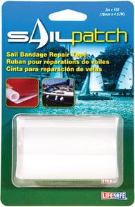 Life Safe Super Clear UV Stablized Sail Patch Repair Tape 3" x 15'