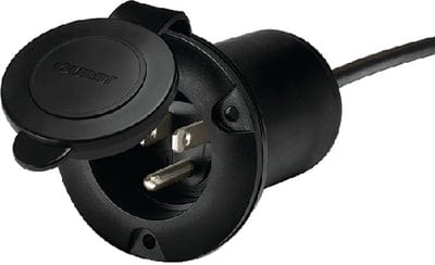 Guest 150PHB Universal AC Plug Holder: Black